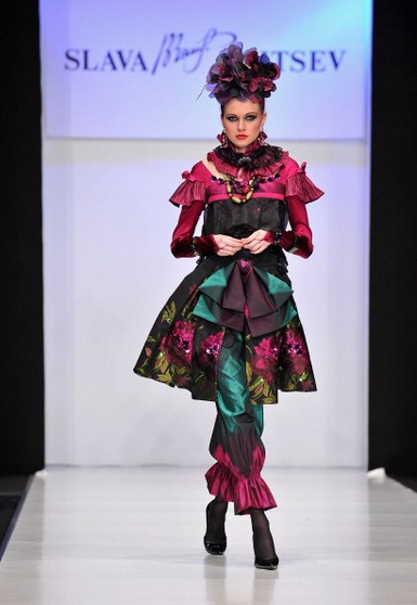 Коллекция Вячеслава Зайцева на Mercedes-Benz Fashion Week 2011: неделя моды в Москве, 31 марта 2011, Россия